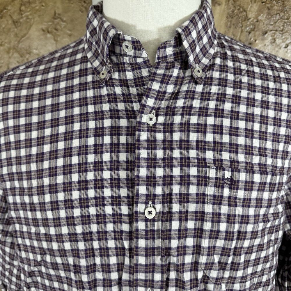 Southern Tide Shirt Men's Large Classic Fit Long‎ Sleeve Button Down Plaid